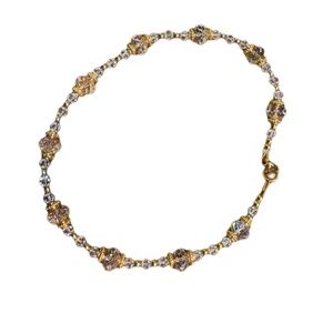 Handcrafted Swarovski crystals 14kt gold plated